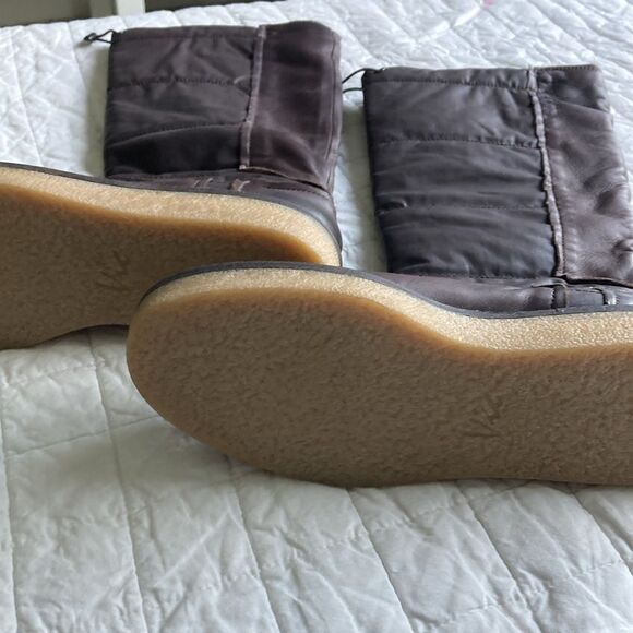Vic Matie Brown Quilted Boots size 37 - Picture 2 of 4